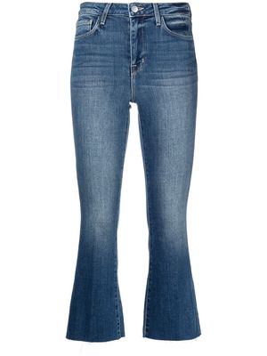 L'Agence high-rise Kendra cropped jeans - Blue