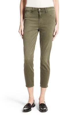 L'AGENCE High Waist Skinny Ankle Jeans in Picholine