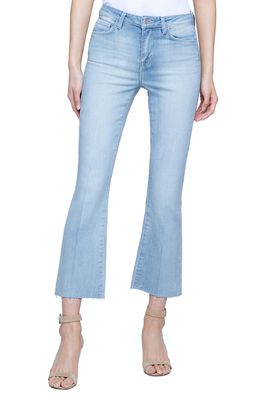L'AGENCE Kendra High Waist Crop Flare Jeans in Indio