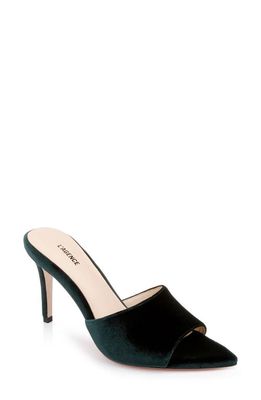 L'AGENCE Lolita Pointed Toe Sandal in Forest Green
