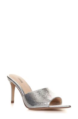 L'AGENCE Lolita Pointed Toe Sandal in Silver