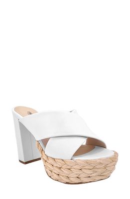 L'AGENCE Lucca Sandal in White