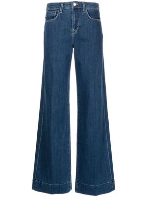 L'Agence Madden wide-leg denim jeans - Blue