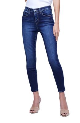 L'AGENCE Margot Crop Skinny Jeans in Columbia