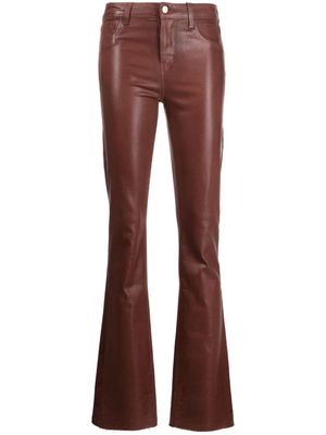 L'Agence Ruth high-rise bootcut jeans - Brown