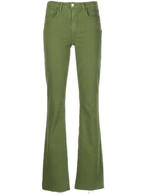 L'Agence Ruth high-rise straight-leg jeans - Green