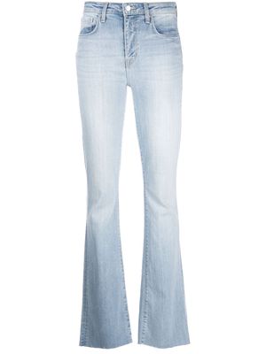 L'Agence Ruth raw-cut flared jeans - Blue