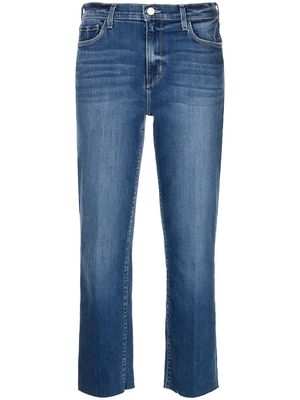 L'Agence Sada high-rise cropped jeans - Blue