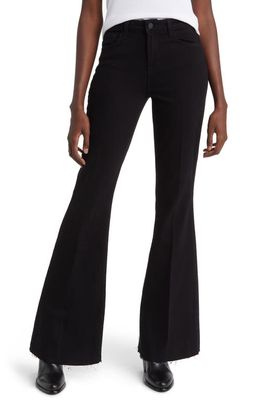 L'AGENCE Sera High Waist Flare Jeans in Saturated Black