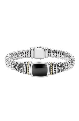 LAGOS Caviar Color Semiprecious Stone Bracelet in Black Onyx