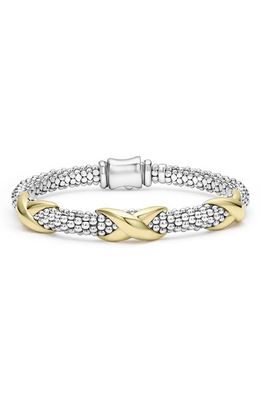 LAGOS Embrace Station Bracelet in Silver/Gold