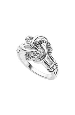 LAGOS Love Knot Ring in Sterling Silver