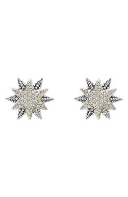 LAGOS North Star Diamond Omega Earrings
