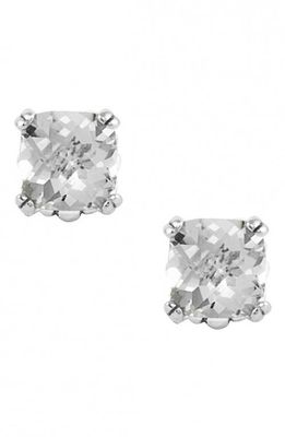 LAGOS 'Prism' Stud Earrings in Silver/White Topaz