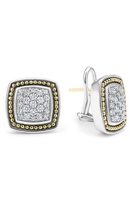 LAGOS Rittenhouse Diamond Pavé Stud Earrings in Silver