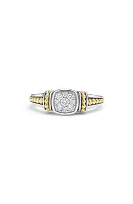 LAGOS Rittenhouse Pavé Diamond Ring in Silver