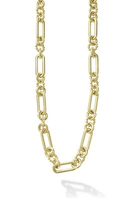 LAGOS Signature Caviar Fluted Link Toggle Necklace in Gold