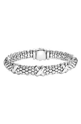LAGOS Signature Caviar Oval Rope Bracelet in Sterling Silver