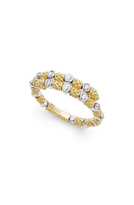 LAGOS Signature Caviar Superfine Diamond Wrap Ring in Gold