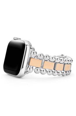 LAGOS Smart Caviar Apple Watch Watchband in Rose Gold