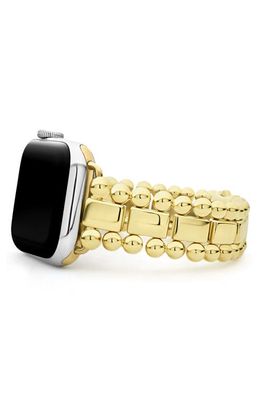 LAGOS Smart Caviar Apple WatchÂ® Series 7/6/5/4/3/2/1 Bracelet Watchband in Gold