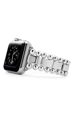 LAGOS Smart Caviar Sterling Silver Apple Watch Watchband