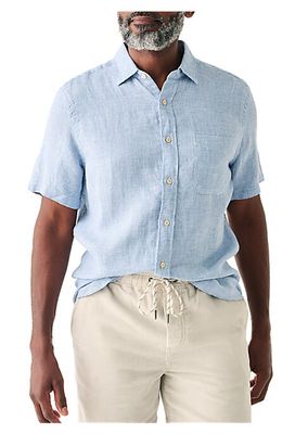 Laguna Linen Short-Sleeve Shirt