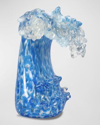 Laguna Wave Art Glass Sculpture