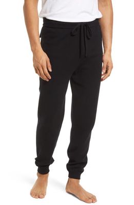 Lahgo Men's Stretch Cotton Blend Joggers in Immersed Black