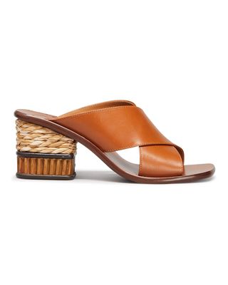 Laia Crisscross Block-Heel Sandals