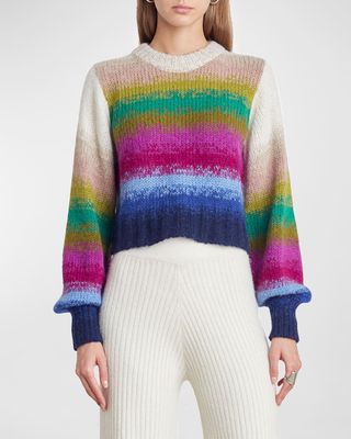 Laila Cropped Ombre Sweater