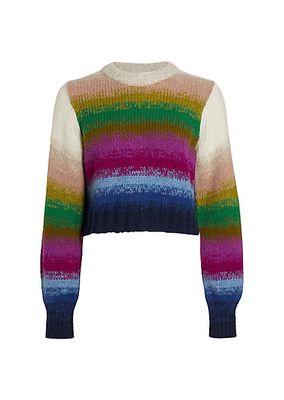Laila Ombré Crewneck Sweater