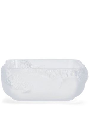 Lalique Botanica Pivonies crystal bowl - CLEAR