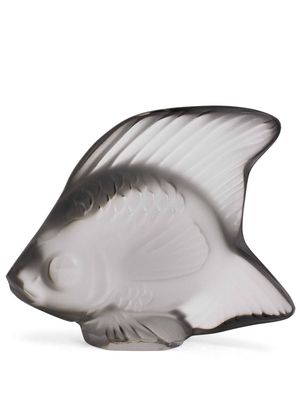 Lalique Fish translucent crystal sculpture - CLEAR