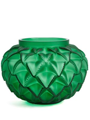 Lalique Languedoc crystal vase - Green