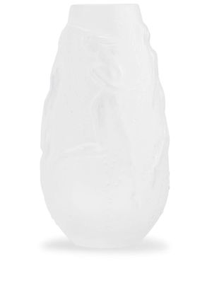Lalique Nymphea Bud crystal vase - Neutrals