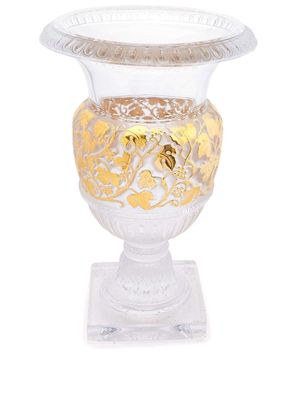 Lalique Versailles crystal vase - Gold