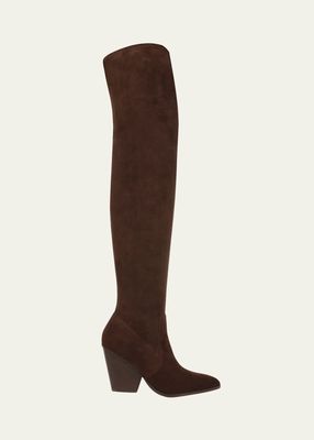 Lalita Suede Over-The-Knee Boots