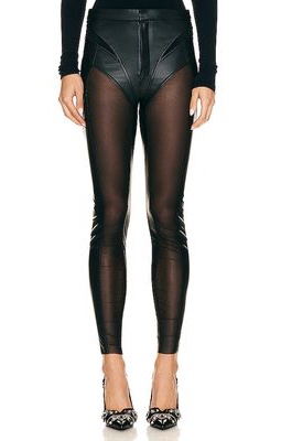 LAMARQUE Celicia Faux Leather Leggings in Black