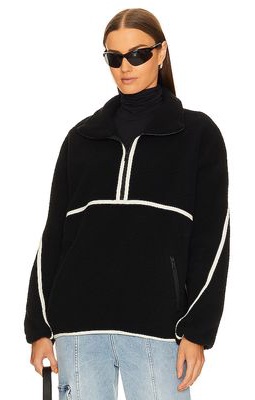 LAMARQUE Helsa Fleece Jacket in Black