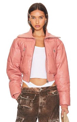 LAMARQUE Livia Cropped Jacket in Pink