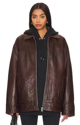 LAMARQUE Theia Jacket in Chocolate