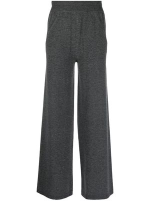 Lamberto Losani wide-leg knitted trousers - Grey
