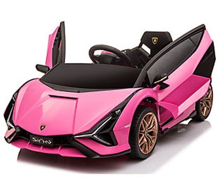 Lamborghini Sian 12V Upgraded Battery and Motor Pink