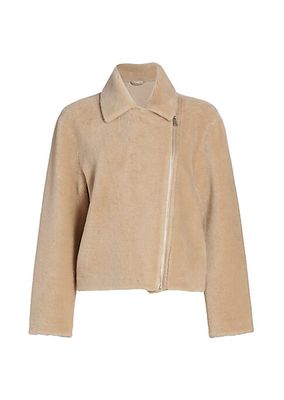 Lambswool Asymmetric Jacket