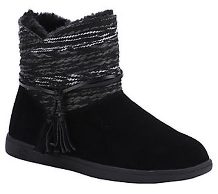 Lamo Suede and Textile Bootie - Jacinta