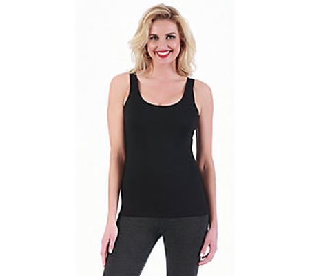 LaMonir Ponte Scoopneck Tank Top