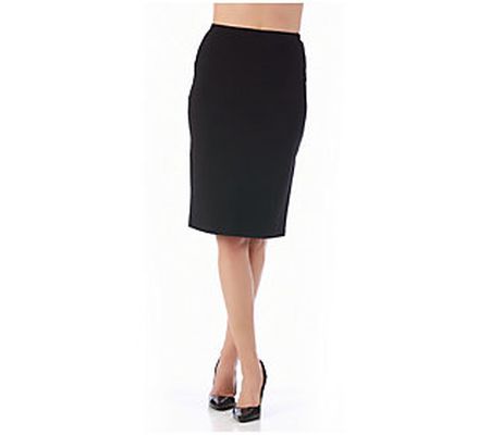 LaMonir Solid Pencil Skirt