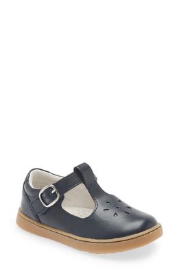 L'AMOUR Chelsea T-Strap Shoe in Navy