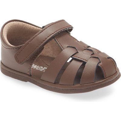 L'AMOUR Christie Fisherman Sandal in Brown